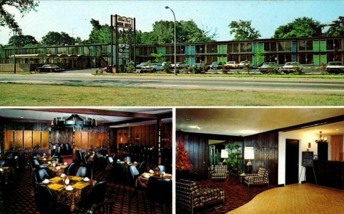 Allen Park Motor Lodge - Old Postcard Photo (newer photo)